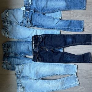5 pairs of Jeans, Oshkosh B’gosh size 4T